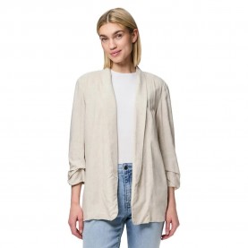 сако,дамски,сака,pieces,pia,bosella,blazer,birch,melange,(beige)
