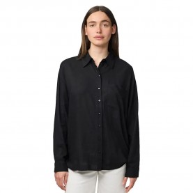 риза,с,дълъг,ръкав,дамски,блузи,дамски,ризи,pieces,pia,loose,fit,long,sleeve,shirt,black
