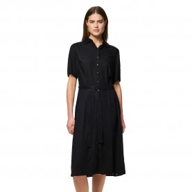 рокля,дамски,поли,и,рокли,pieces,pia,short,sleeve,midi,dress,black