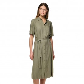 рокля,дамски,поли,и,рокли,pieces,pia,short,sleeve,midi,dress,deep,lichen,green,(green)