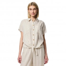 риза,с,къс,ръкав,дамски,блузи,дамски,ризи,pieces,pia,short,sleeve,shirt,birch,black,(beige)