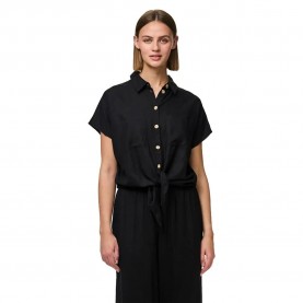риза,с,къс,ръкав,дамски,блузи,дамски,ризи,pieces,pia,short,sleeve,shirt,black