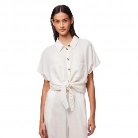 риза,с,къс,ръкав,дамски,блузи,дамски,ризи,pieces,pia,short,sleeve,shirt,bright,white,(white)