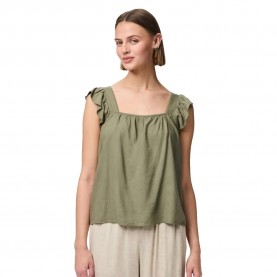 дамски,блузи,дамски,ризи,pieces,pia,sleeveless,blouse,deep,lichen,green,(green)