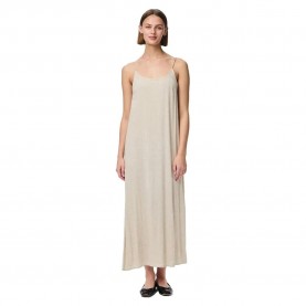 рокля,дамски,поли,и,рокли,pieces,pia,sleeveless,long,dress,birch,melange,(beige)