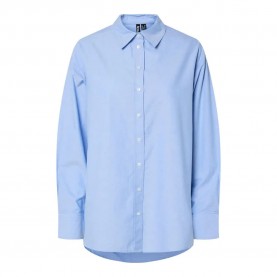 риза,с,дълъг,ръкав,дамски,блузи,дамски,ризи,pieces,poppy,loose,fit,long,sleeve,shirt,cashmere,blue,(blue)