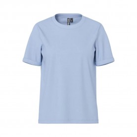 тениска,дамски,тениски,pieces,ria,fold,up,solid,short,sleeve,t,shirt,cashmere,blue,(blue)