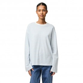 тениска,дамски,тениски,pieces,sadie,long,sleeve,t,shirt,cloud,dancer,cashmere,blue,(blue)