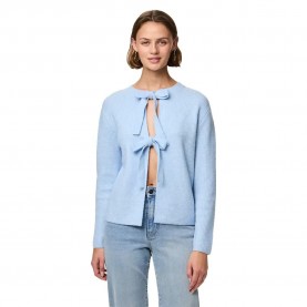 жилетка,дамски,пуловери,дамски,плетени,дрехи,pieces,silly,cardigan,cashmere,blue,melange,(blue)