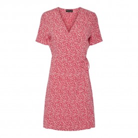 рокля,дамски,поли,и,рокли,pieces,tala,new,short,sleeve,short,dress,pink,lemonade,flower,(pink)