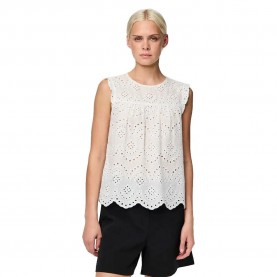 дамски,блузи,дамски,ризи,pieces,vilde,sleeveless,blouse,bright,white,(white)