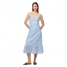 рокля,дамски,поли,и,рокли,pieces,vilde,sleeveless,long,dress,cashmere,blue,(blue)