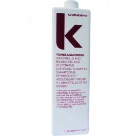 Kevin murphy Young Again Wash shampoo 1000ml - Clear (White) хигиена,коса,kevin,murphy,young,again,wash,shampoo,1000ml,clear,(white)