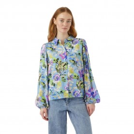 риза,с,дълъг,ръкав,дамски,блузи,дамски,ризи,yas,asina,long,sleeve,shirt,clear,sky,alicca,(blue)
