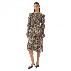 рокля,дамски,поли,и,рокли,yas,chemma,long,sleeve,midi,dress,nomad,leonora,(brown)