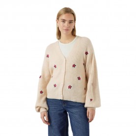 жилетка,дамски,пуловери,дамски,плетени,дрехи,yas,fleur,cardigan,birch,bouquet,flower,(beige)