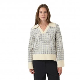 блуза,дамски,пуловери,дамски,плетени,дрехи,yas,livia,v,neck,sweater,birch,dazzling,blue,(beige)