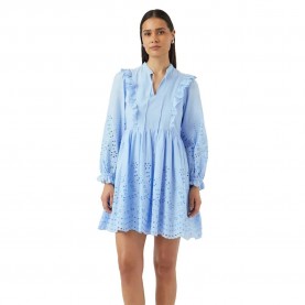 рокля,дамски,поли,и,рокли,yas,luma,long,sleeve,short,dress,clear,sky,(blue)