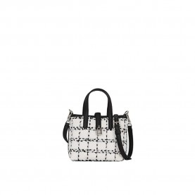 чанта,за,през,рамо,всички,чанти,karl,lagerfeld,autograph,padlock,shoulder,bag,white,black,(white)