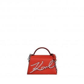 чанта,за,през,рамо,всички,чанти,karl,lagerfeld,signature,2.0,small,shoulder,bag,red,(red,orange)