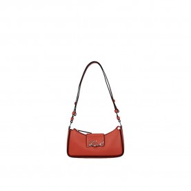 чанта,за,през,рамо,всички,чанти,karl,lagerfeld,signature,small,zip,shoulder,bag,red,(red,orange)