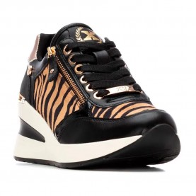 Маратонки Xti 144378 trainers - Brown / Black (Zebra) маратонки,мъжки,маратонки,дамски,маратонки,xti,144378,trainers,brown,black,(zebra)