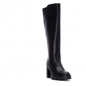 Обувки Xti 144524 heel boots - Black (Black) обувки,дамски,боти,дамски,високи,обувки,за,ходене,xti,144524,heel,boots,black,(black)