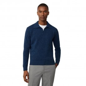 блуза,мъжки,пуловери,дамски,пуловери,façonnable,wo,open,sweater,blue,(blue,marl)