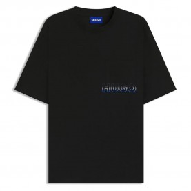 тениска,мъжки,тениски,дамски,тениски,hugo,nogoste,10272987,blue,short,sleeve,t,shirt,black,(black)