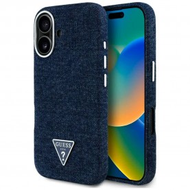 Guess IPhone 16 blue phone case - Blue (Blue) други,аксесоари,guess,iphone,16,blue,phone,case,blue,(blue)