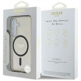 Guess Samsung Galaxy S25 phone case - Clear (Black) други,аксесоари,guess,samsung,galaxy,s25,phone,case,clear,(black)