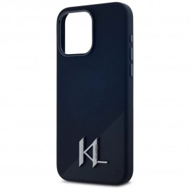 Karl lagerfeld Shadow Metal Initial MagSafe iPhone 15 Pro phone case - Black (Black) други,аксесоари,karl,lagerfeld,shadow,metal,initial,magsafe,iphone,15,pro,phone,case,black,(black)