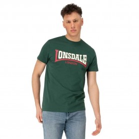 тениска,мъжки,тениски,lonsdale,two,tone,short,sleeve,t,shirt,bottle,green,red,ecru,(green)
