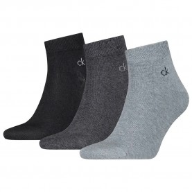 чорапи,мъжки,чорапи,calvin,klein,701234209,socks,3,pairs,grey,melange,(black,grey)