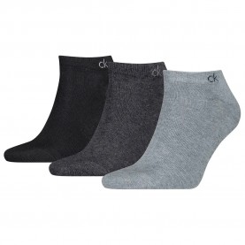 чорапи,мъжки,чорапи,calvin,klein,701234366,short,socks,3,pairs,grey,melange,(black,grey)