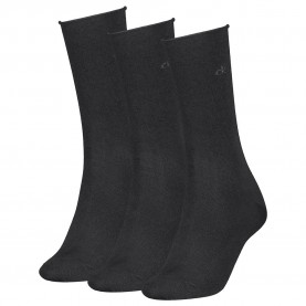 чорапи,дамски,чорапи,calvin,klein,701234368,socks,3,pairs,black