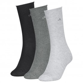 чорапи,дамски,чорапи,calvin,klein,701234368,socks,3,pairs,grey,melange,(black,grey)