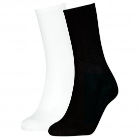 чорапи,дамски,чорапи,calvin,klein,701235379,crew,socks,2,pairs,black,(white,black)