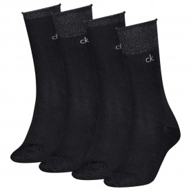 чорапи,дамски,чорапи,calvin,klein,holiday,lurex,socks,4,pairs,black