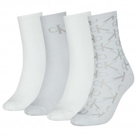 чорапи,дамски,чорапи,calvin,klein,holiday,socks,4,pairs,light,grey,white,(white,grey)