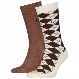 чорапи,мъжки,чорапи,levi´s,®,701235797,socks,2,pairs,brown,combo,(brown)