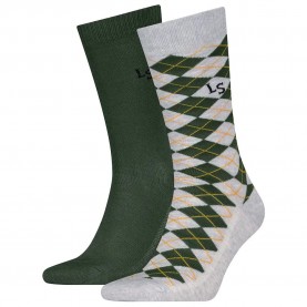 чорапи,мъжки,чорапи,levi´s,®,701235797,socks,2,pairs,green,combo,(green,grey)