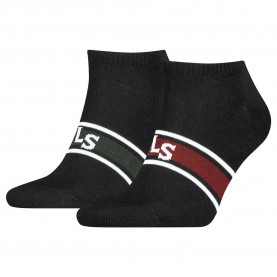 Чорапи Levi´s ® 701235801 short socks 2 pairs - Black (Black Combo) чорапи,мъжки,чорапи,дамски,чорапи,levi´s,®,701235801,short,socks,2,pairs,black,(black,combo)