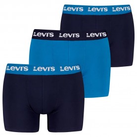 боксерки,мъжко,бельо,levi´s,®,repeat,logo,brief,boxers,3,units,blue,combo,(blue)
