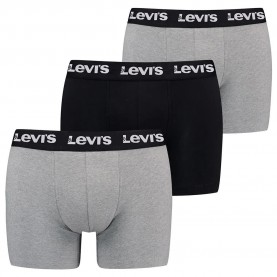 боксерки,мъжко,бельо,levi´s,®,repeat,logo,brief,boxers,3,units,grey,combo,(black,grey)