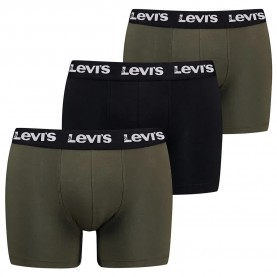 боксерки,мъжко,бельо,levi´s,®,repeat,logo,brief,boxers,3,units,khaki,combo,(green,black)