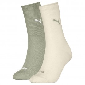 чорапи,дамски,чорапи,puma,701225853,socks,2,units,warm,white,melange,green,(green,white)