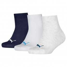 Чорапи Puma 701233224 socks 3 pairs - Multicolor (White / Grey / Blue) чорапи,детски,чорапи,puma,701233224,socks,3,pairs,multicolor,(white,grey,blue)