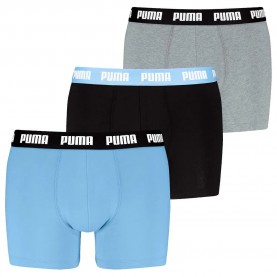 боксерки,мъжко,бельо,puma,everyday,boxers,3,units,cool,blue,black,grey,(multicolor)