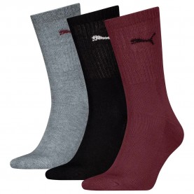 чорапи,мъжки,чорапи,puma,sport,socks,3,pairs,burgundy,black,grey,(multicolor)
